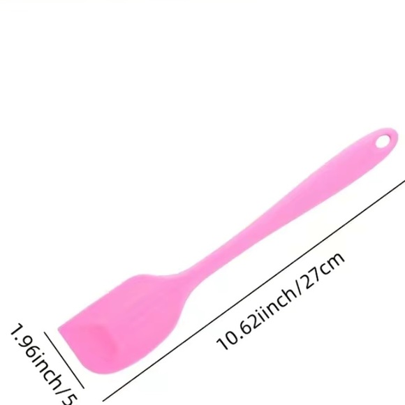 ๐5/$15 Food Grade Silicone Spatula in Spring Green, Large Size, Set of 5 - Picture 5 of 5